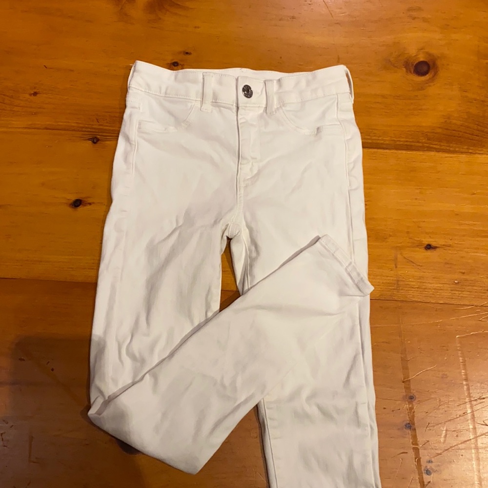 white jeans